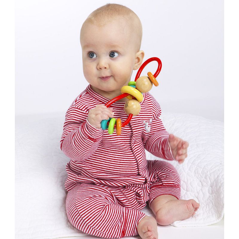 Manhattan Toy Skwinkle Teether and Rattle Activity Clutching Toy