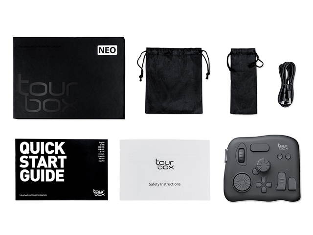 TourBox NEO-The Ultimate Tool For Creators Applying for image, video, audio, drawing editting and creating. Compatible with Photoshop, Lightroom, Premiere, Clip Studio Paint, Final Cut Pro, etc.