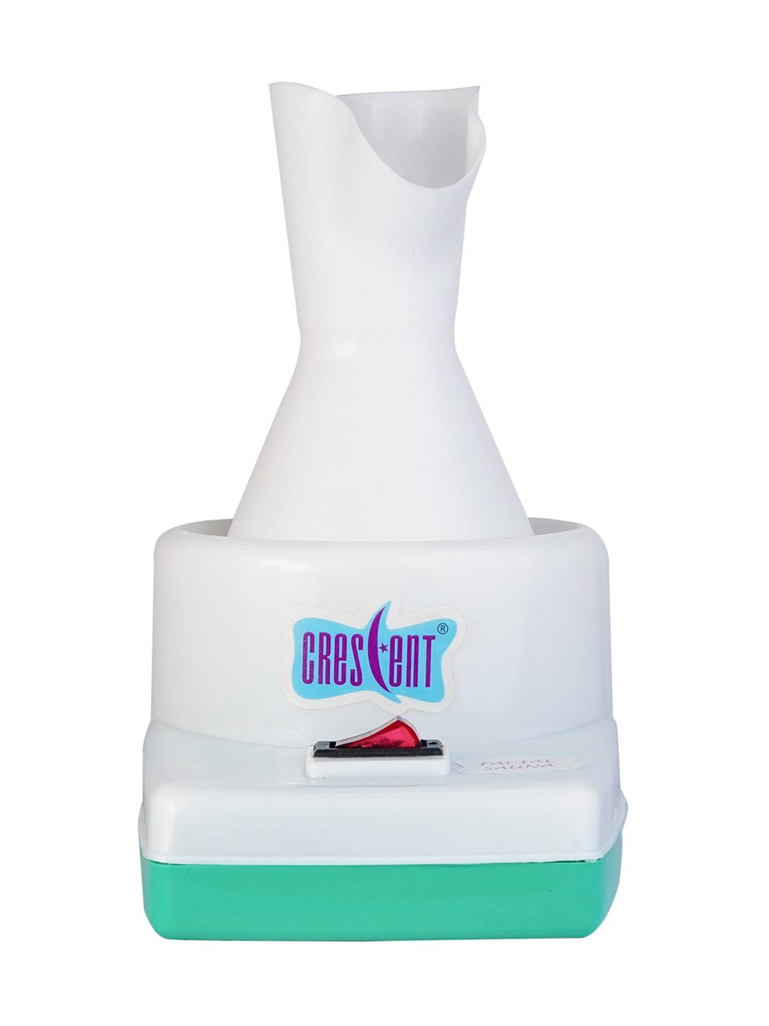 Crescent Sauna 4 way action Facial Steamer, Vaporizer (White)