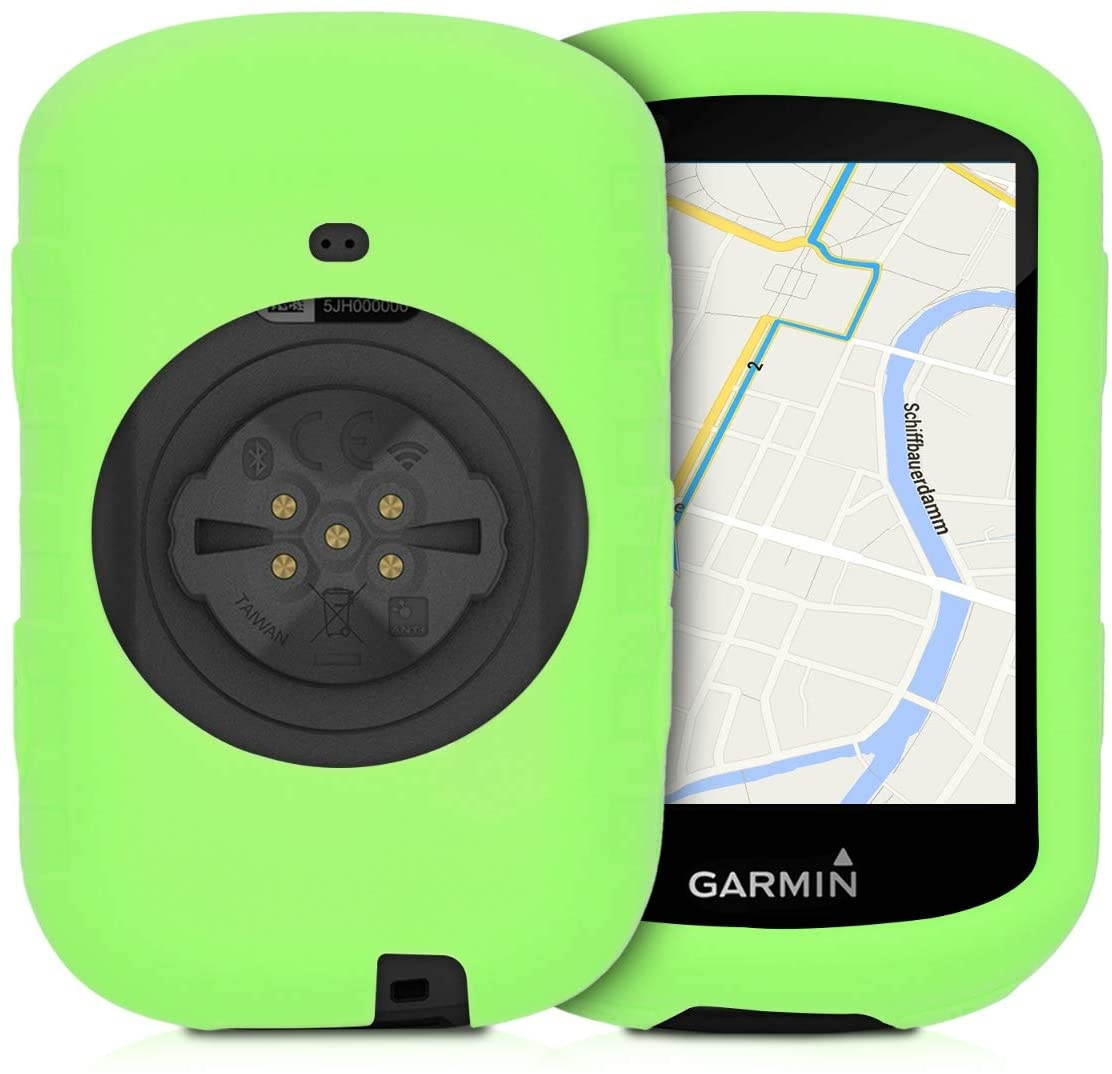 kwmobile Case Compatible with Garmin Edge 530 - Soft Silicone Bike GPS Navigation System Protective Cover - Black