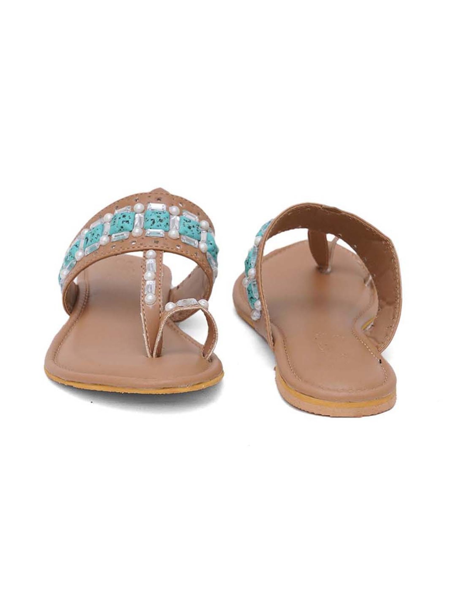 Sole House Women's Nude Toe Ring Sandals