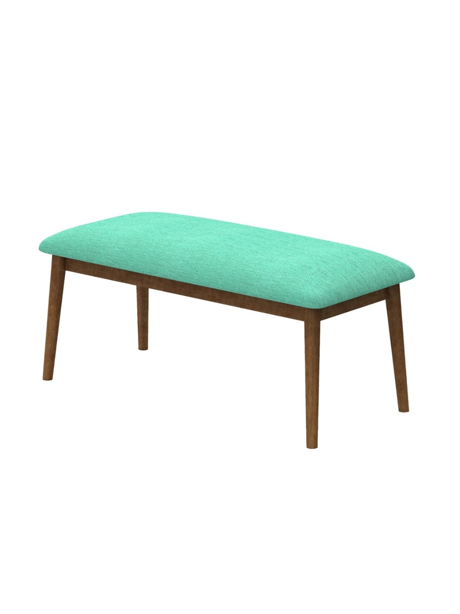 Chumbak Jodhpur Maldivian Solid Teal Blue Sheesham Wood Bench