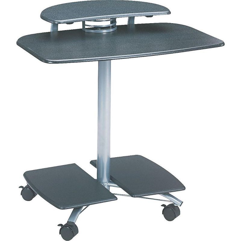 Mayline Mobile PC Workstation 28-1/2"x26"x29-1/2" Anthracite 948ANT