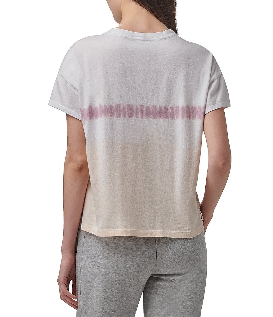 Marc New York Boxy Short Sleeve Crew Neck Tie Dye Tee