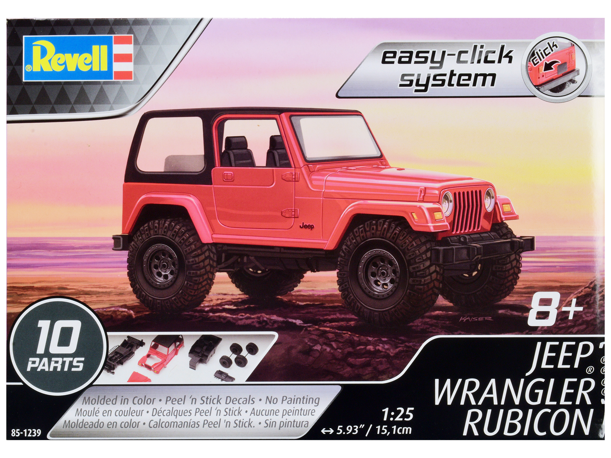 Level 5 Model Kit 1977 Jeep CJ-7 2-in-1 Kit 1/24 Scale Model by Revell