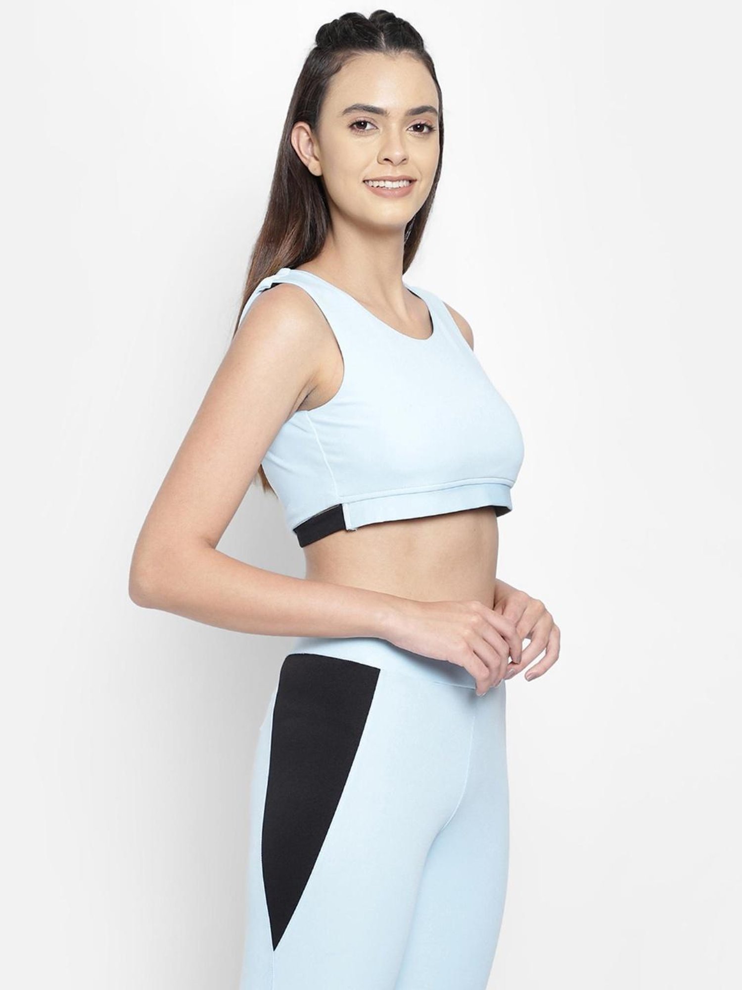 Clovia Multicolor Crop Top (Pack of 2)