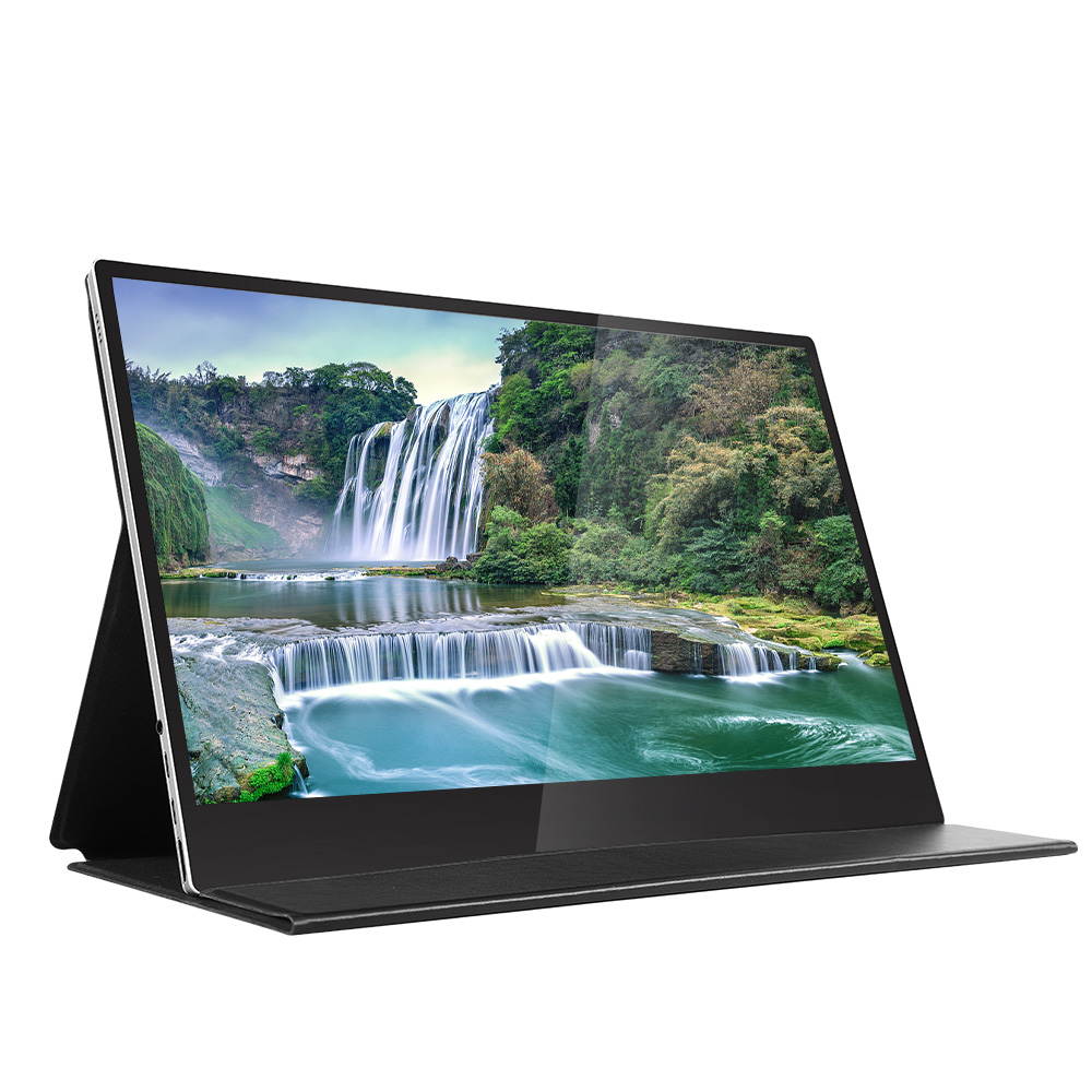 Portable Touchscreen Monitor Eyoyo 15.6" USB C Monitor 1080P IPS LCD Monitor Laptop Second Display Screen for Computer Mac Phone Xbox Switch PS4 for Traveling Working Gaming 2.5 hours of endurance