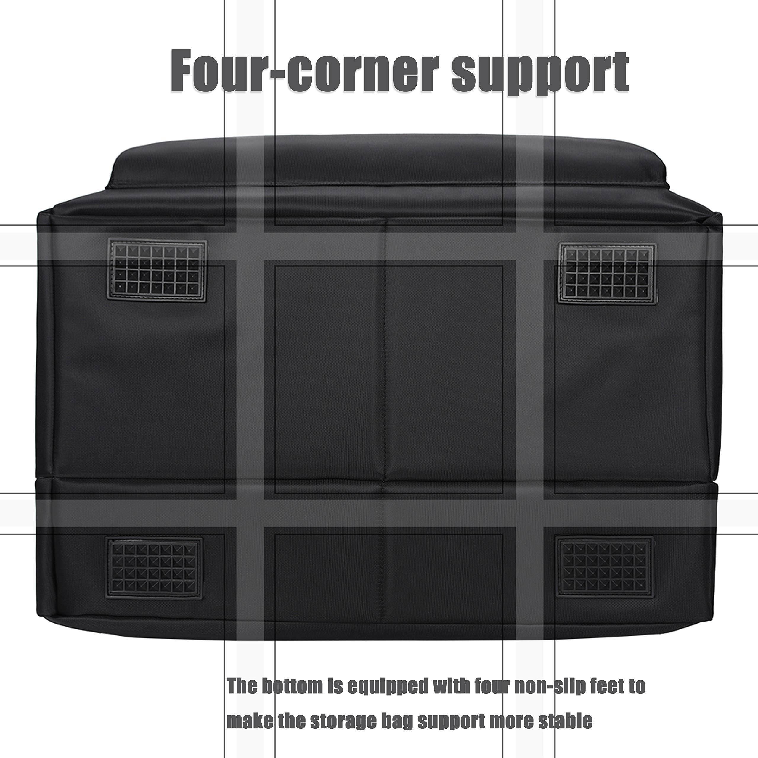 BUBM Desktop Gaming Computer PC Carrying Case Travel Storage Carrying Bag for Tower Case, Monitor(Up to 24 inch), Keyboard and Mouse-Black