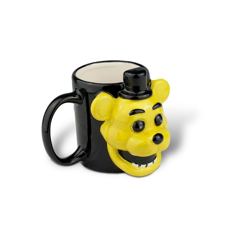 Just Funky Five Nights At Freddy Golden Freddy Fazbear Mug| 3D Ceramic Mug | 16 Ounces