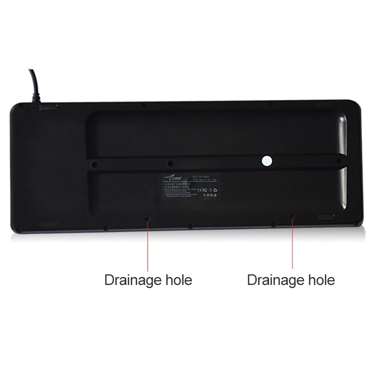 Logic Controls KB1700P-D-BK Prog. Kypad, Black, Ps2 I/F, Lgnd Sheet D (Positouch), RJ-PS2 CBL