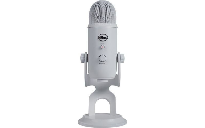Blue Microphones Yeti Nano Microphone - Stereo - 20 Hz to 20 kHz - Wired - Electret Condenser - Cardioid, Omni-directional - Desktop - USB