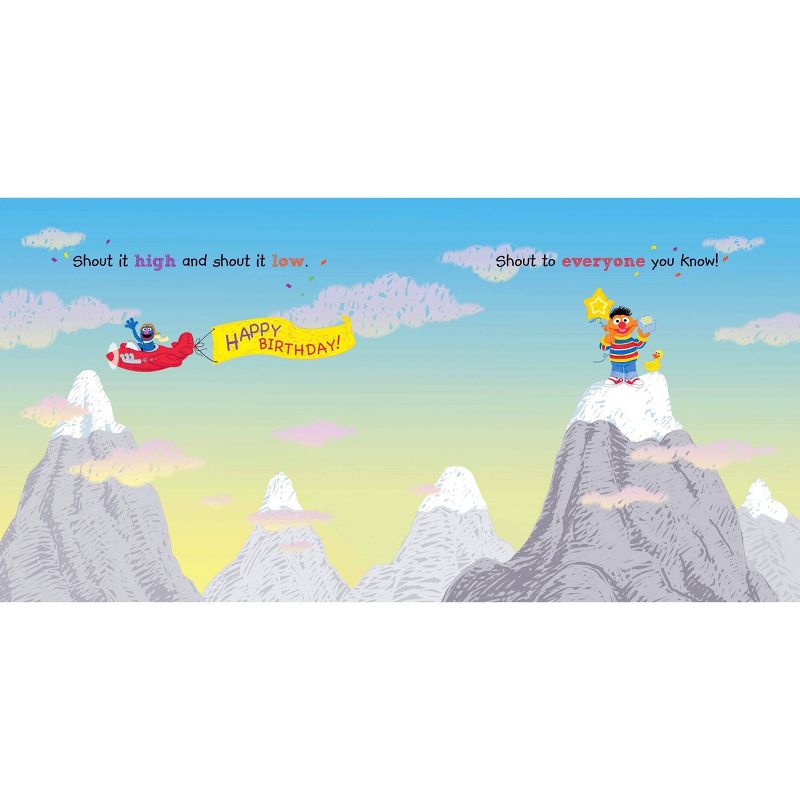 Happy Birthday! -  (Sesame Street Scribbles) (Hardcover)