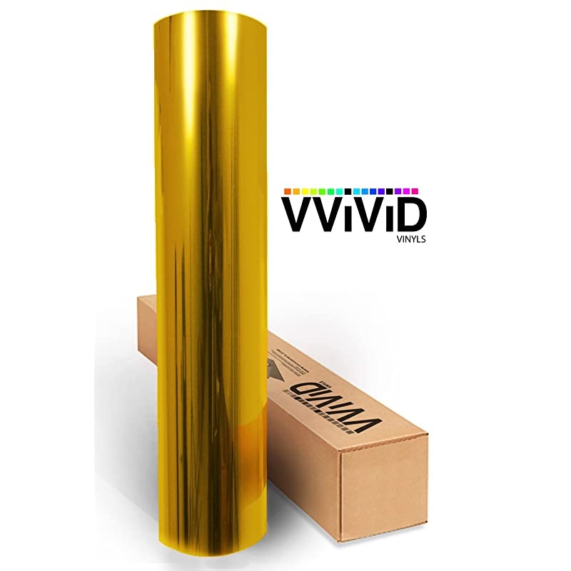 Transparent Colorful Vinyl Window Tinting Sheets (10ft x 5ft, Yellow)