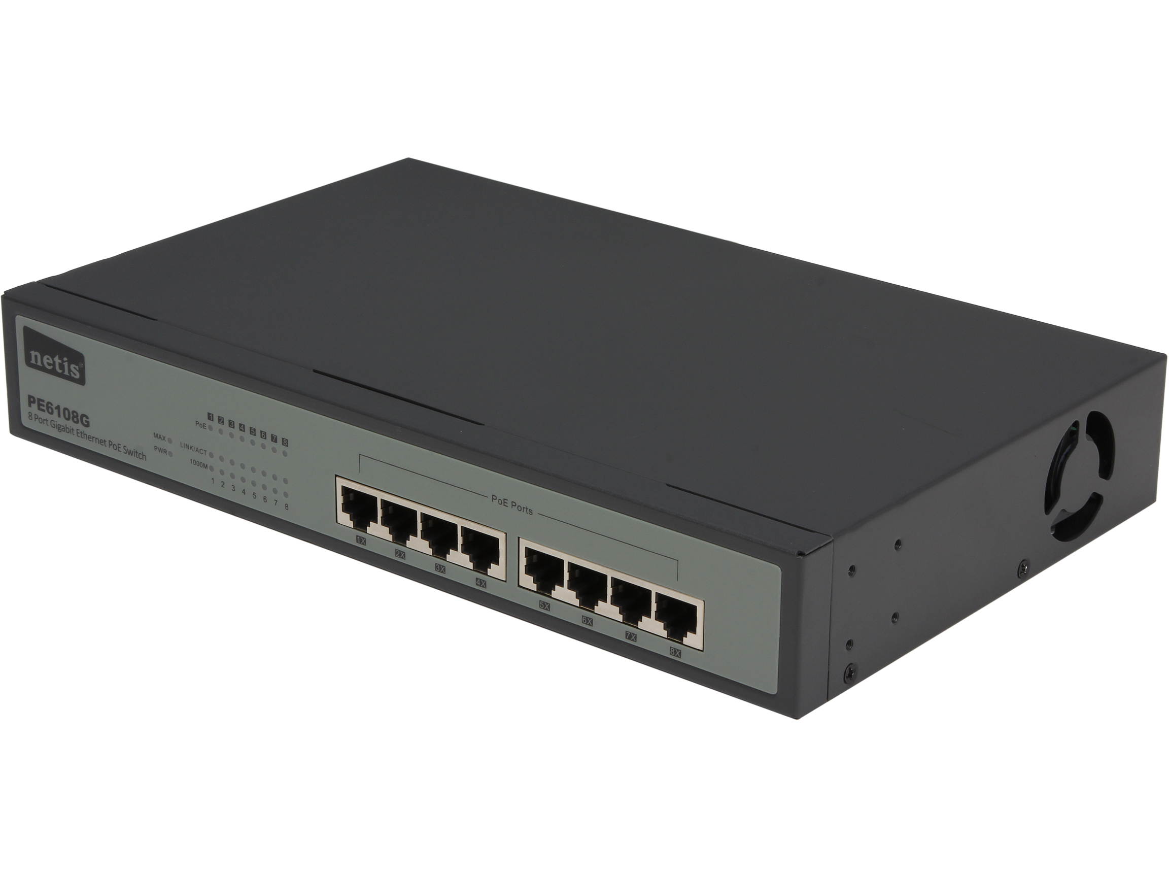 NETIS PE6108G 8 Port PoE Switch/8 Port PoE/802.3at