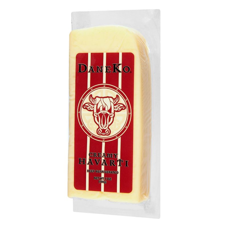 Dane Ko. Creamy Havarti Cheese Wedge - 7oz