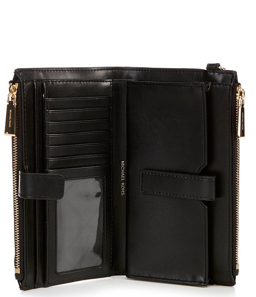 HOBO Link Leather Zip Wristlet