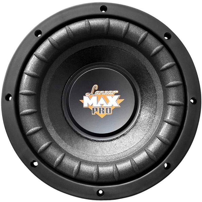 Lanzar MAXP64 Max Pro Compact 6.5 Inch Round 600 Watt Powerful Performance 4 Ohm Vehicle Truck Car Subwoofer Audio System (Single Subwoofer)