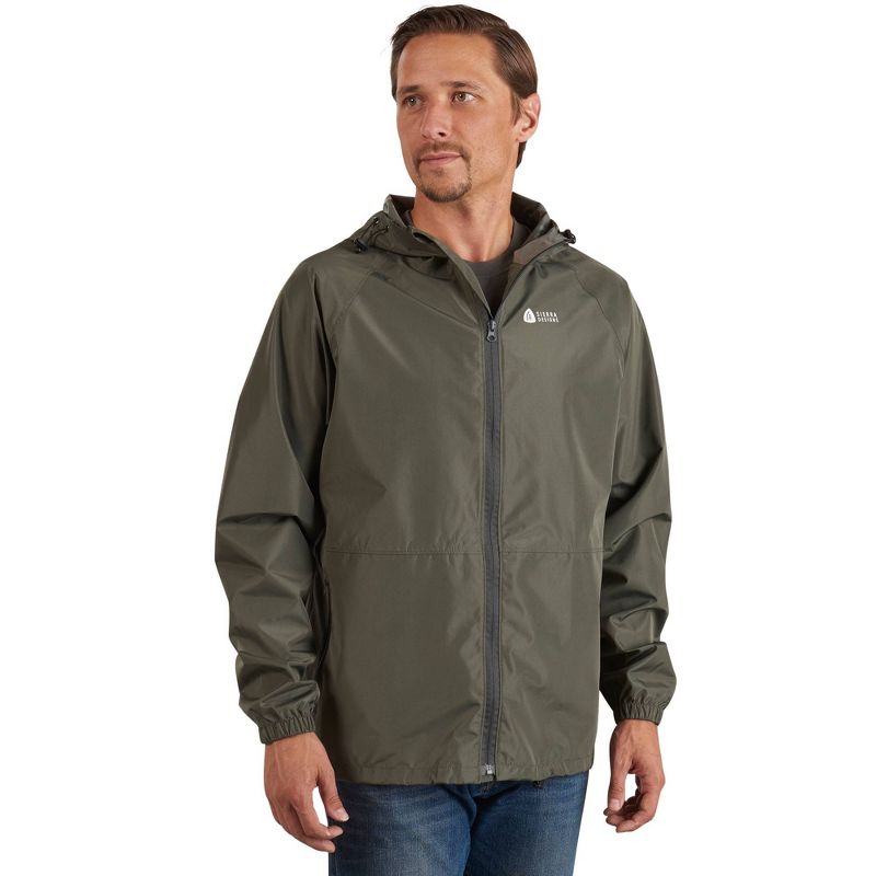 Sierra Designs Adult Packable Rain Jacket Gray - M/L