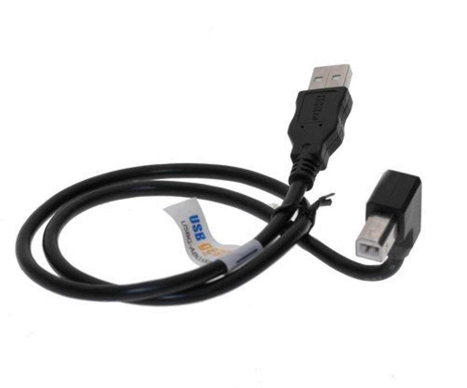 USBGear 0.5m USB 2.0 Cable High-Speed type A to B Down Angle