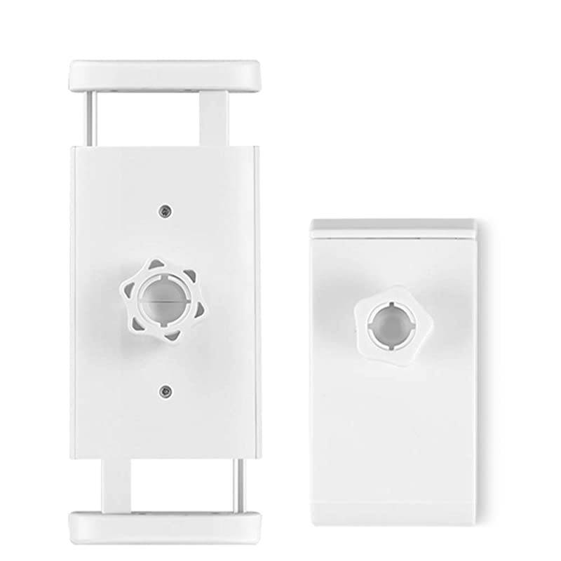TabletPhone Clip Replacement Floor Stand Swivel 360&deg; Rotating Tablet Holder Fit for 4135quot PhoneTablets Clamp White