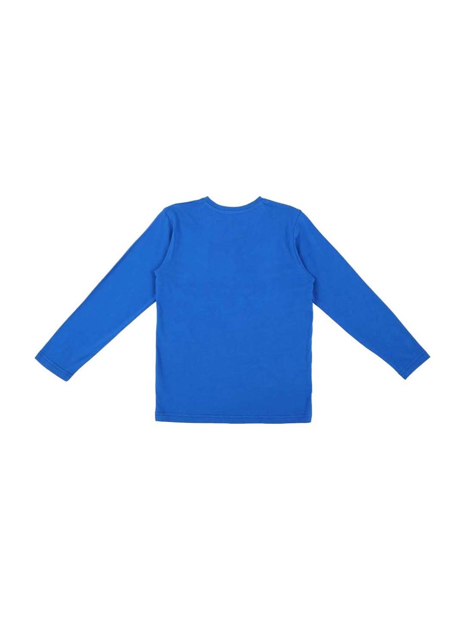 Gini & Jony Boys Yellow & Blue Cotton Printed T-Shirts (Pack Of 2)