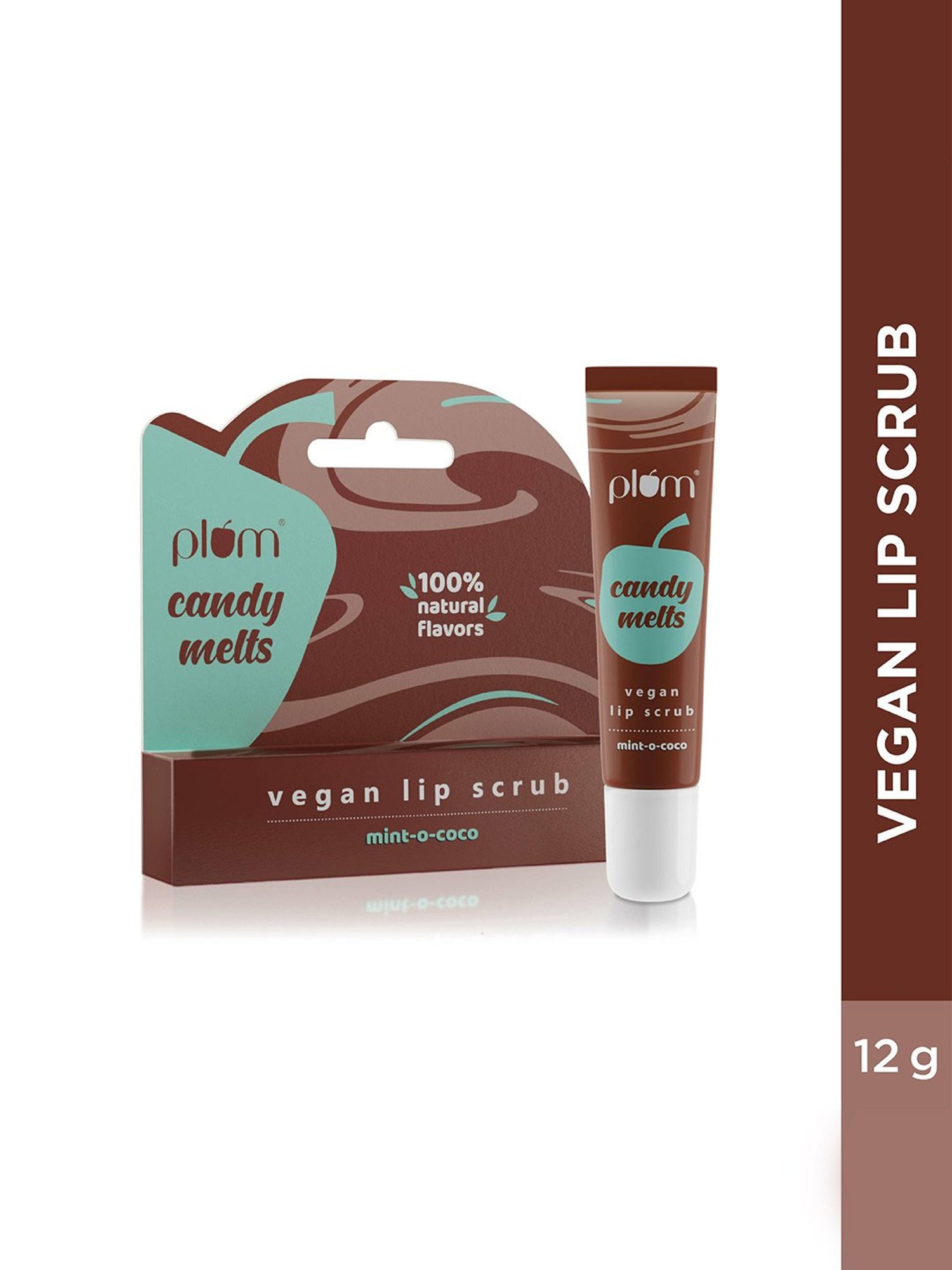 Plum Candy Melts Vegan Lip Scrub Mint-o-Coco - 12 gm