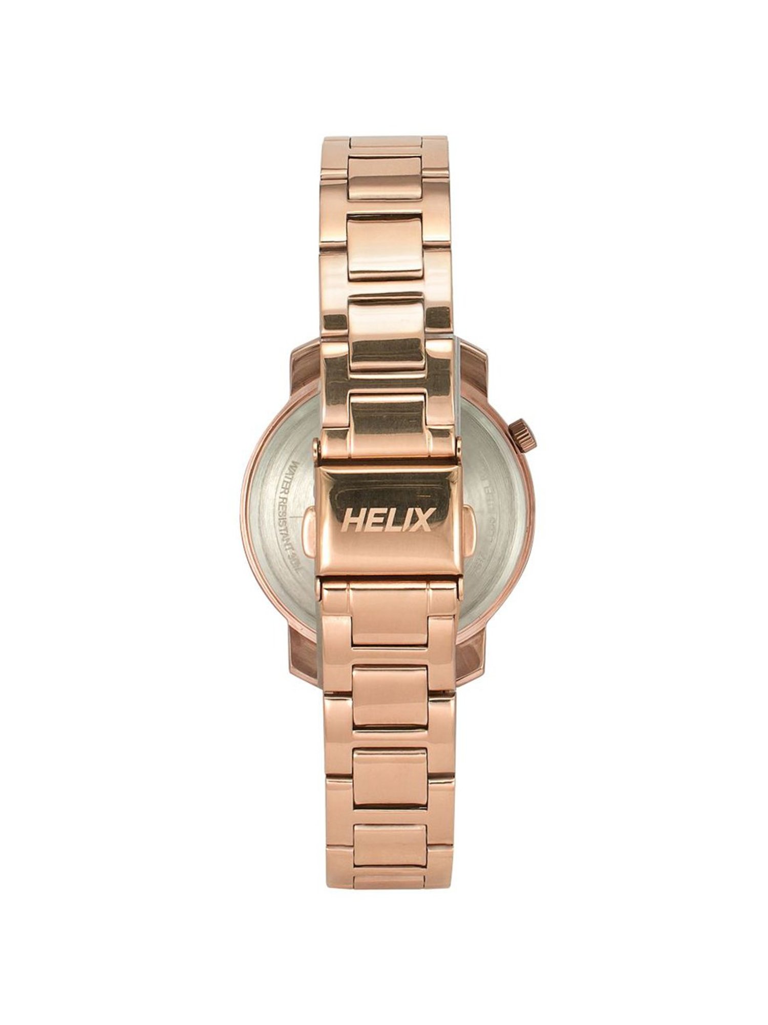 Helix By Timex Silver Round Dial Analog Stainless Steel Women Watch - TW032HL34