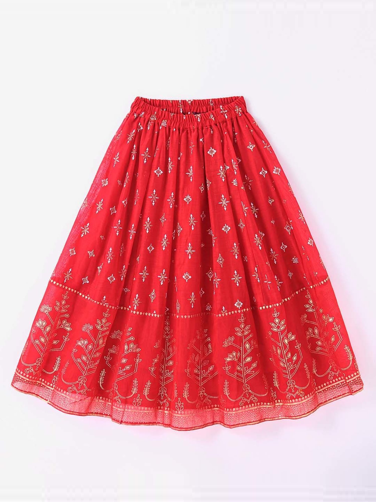 TWISHA Kids Blue & Red Applique Top Set