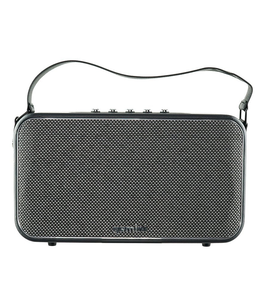 gemini Portable Retro Bluetooth Speaker & Guitar Amp
