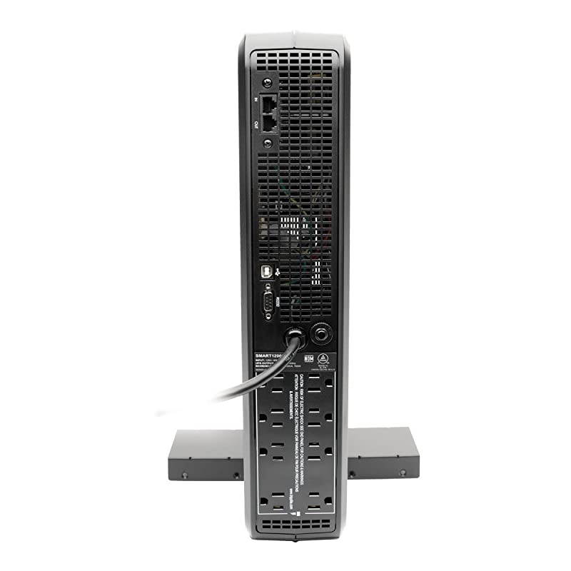 CP1000AVRLCD Intelligent LCD UPS System 1000VA600W 9 Outlets AVR MiniTower Black