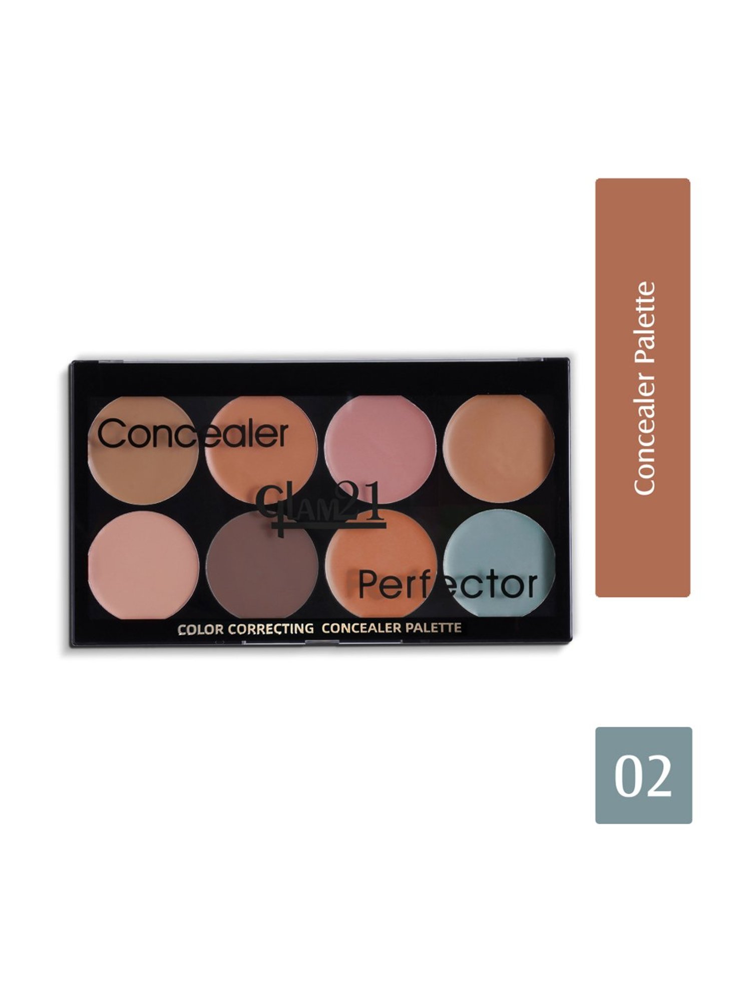 Glam21 Color Correcting Concealer Palette for Contouring & Highlighting Shade 02 - 24 gm