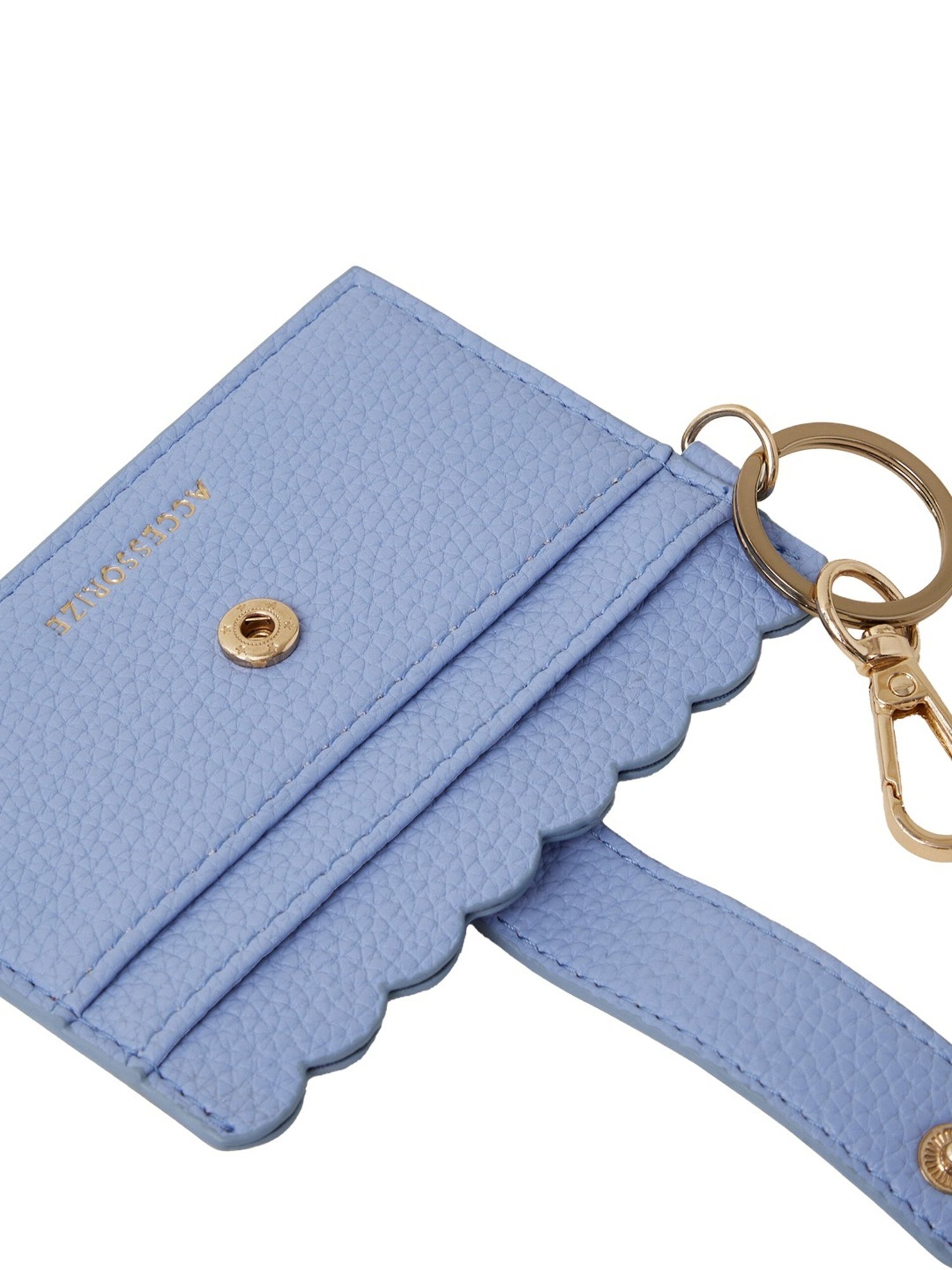 Accessorize London Blue Solid Card Holder