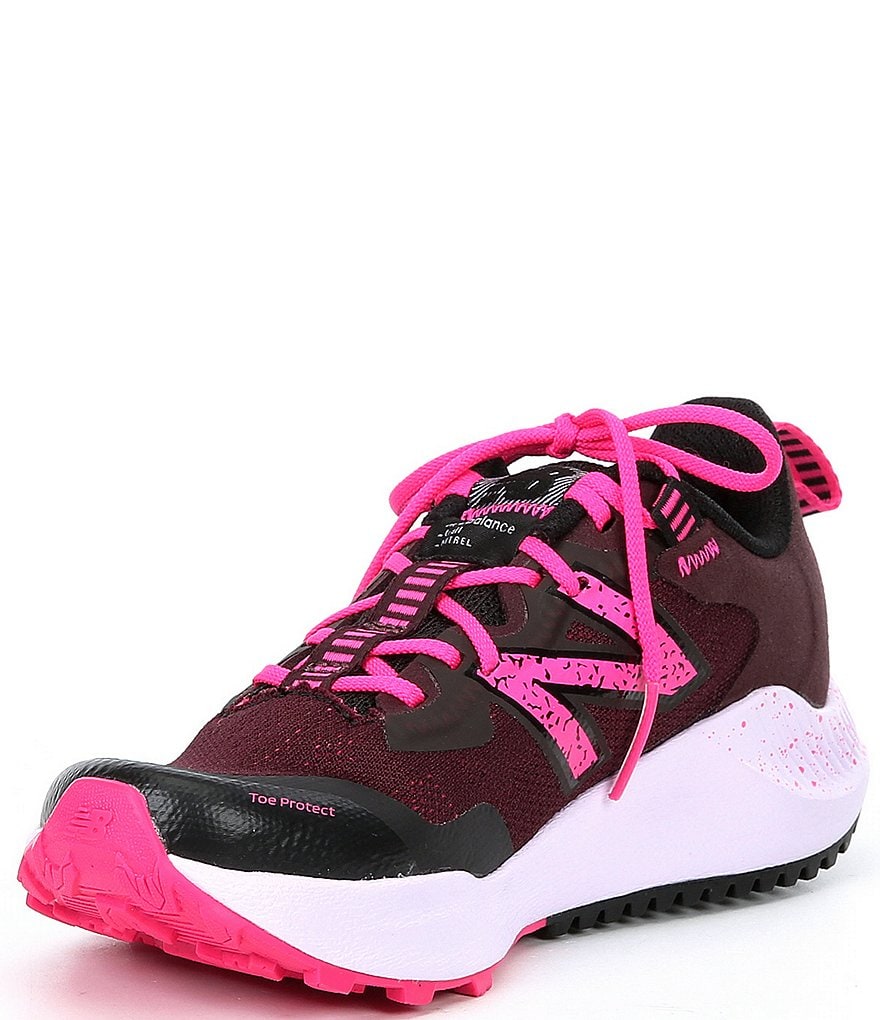New Balance Girl's Nitrel V4 Mesh Lace-Up Trail Running Shoes (Youth)