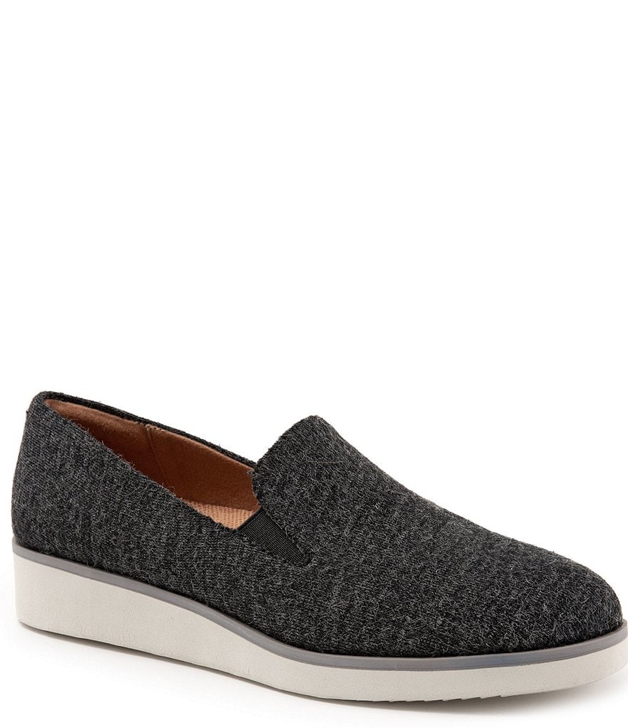 SoftWalk Whistle Textile Wedge Slip-On Sneakers