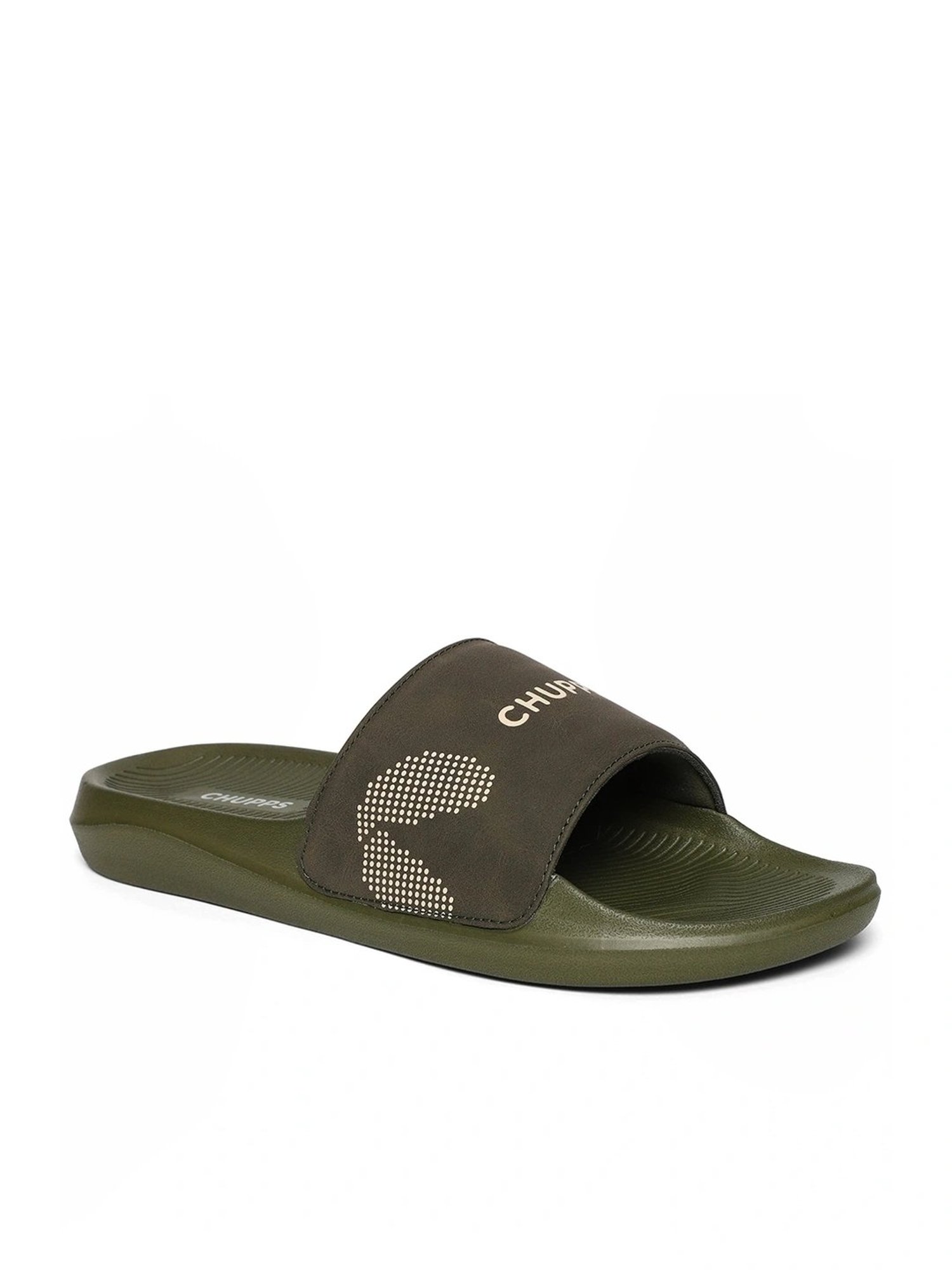 Chupps Men's Edge AirSoft Olive Slides