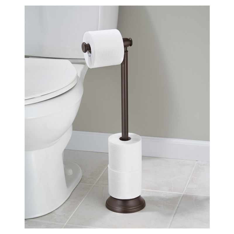 Free Standing Toilet Paper Holder Bronze - InterDesign