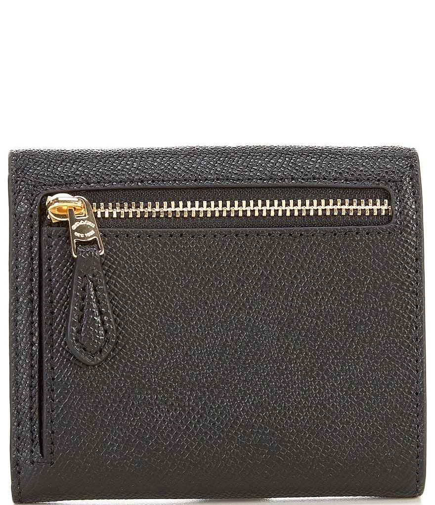 COACH Cross-Grained Leather Wyn Small Wallet