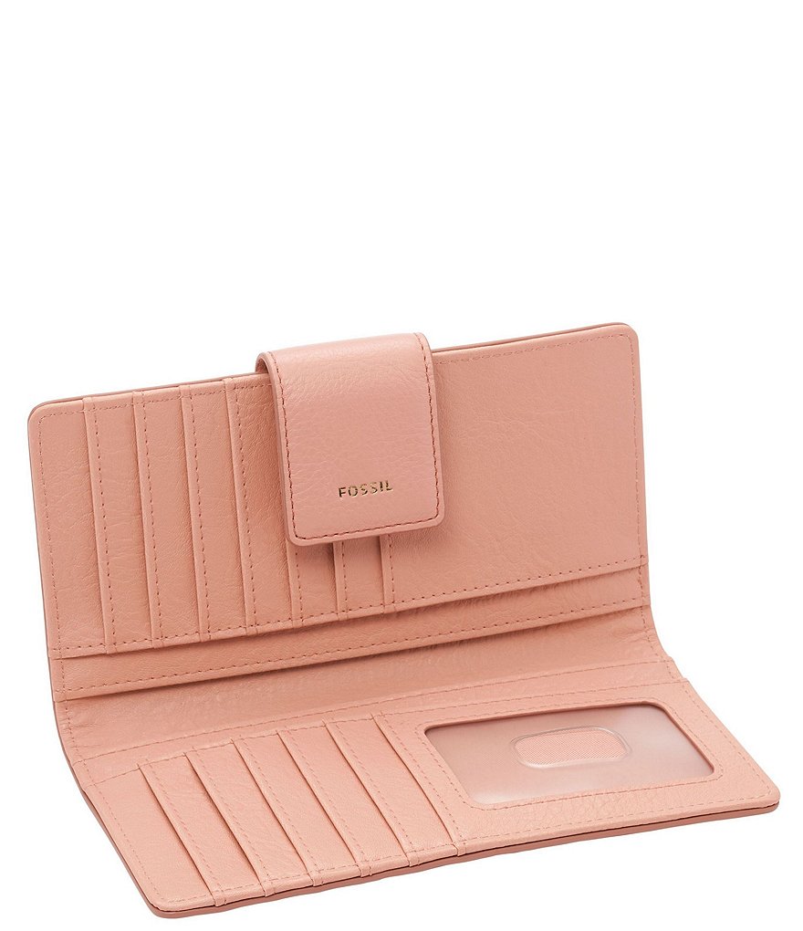 Fossil Logan RFID Leather Tab Bifold Wallet
