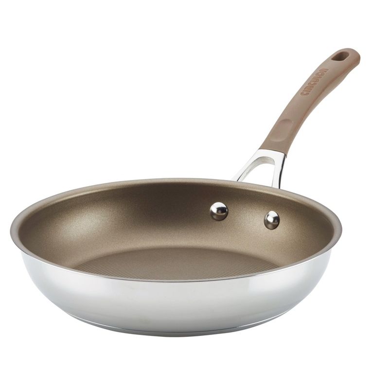 Circulon Innovatum 10" Stainless Steel Nonstick Open Skillet Champagne