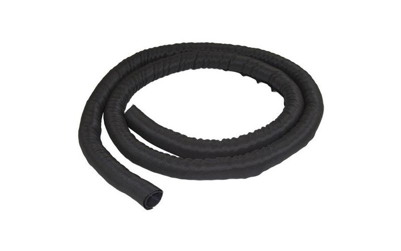 StarTech.com 6.5ft Adjustable Cable Management Sleeve Wrap - Wire & Cord Hider/Cover Organizer for Office Desk, Server Room, Computer, TV (WKSTNCM)