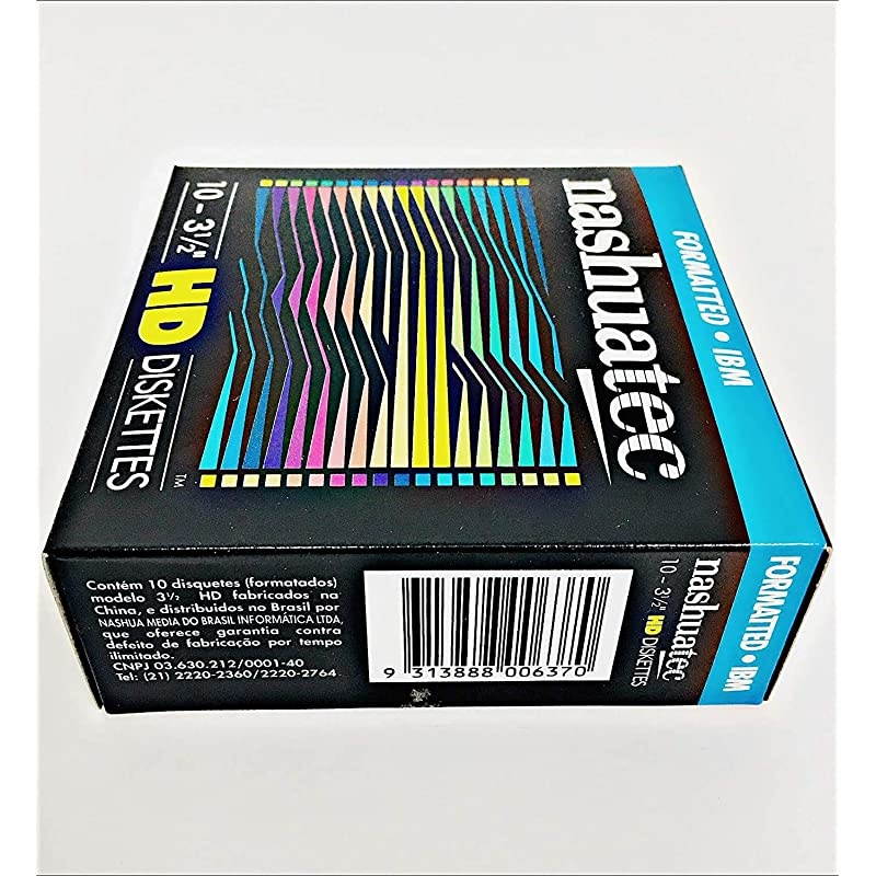 High Density HD 2Sided 35quot Diskette Formatted 10 Diskettes Per Pack For Storage Data