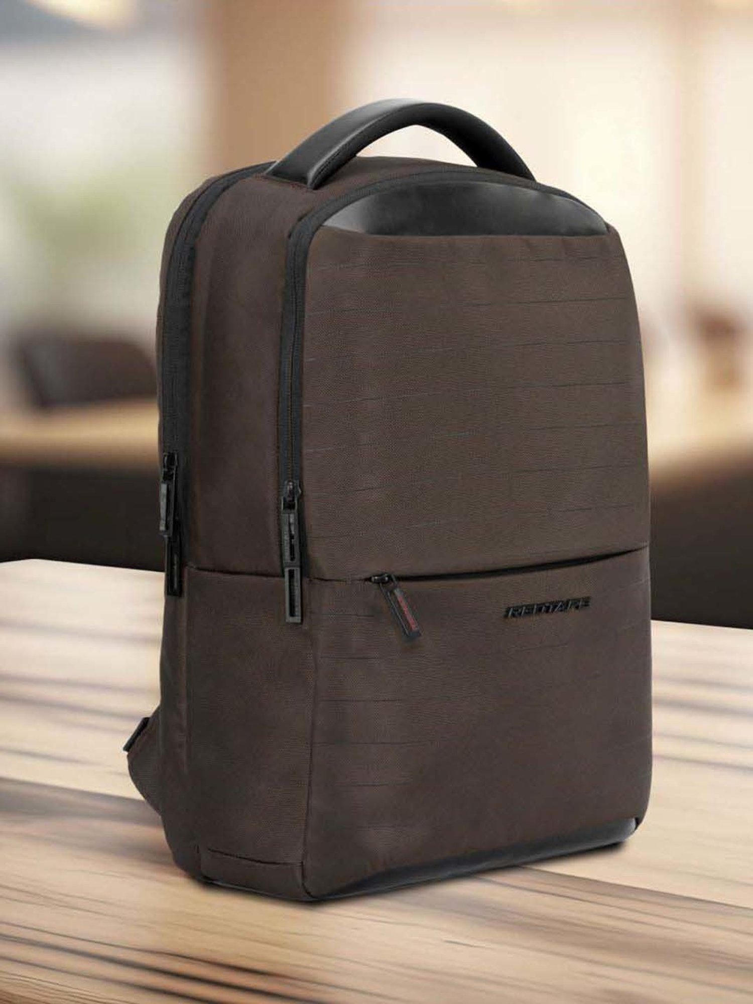 Red Tape 28 Brown Large Laptop Backpack