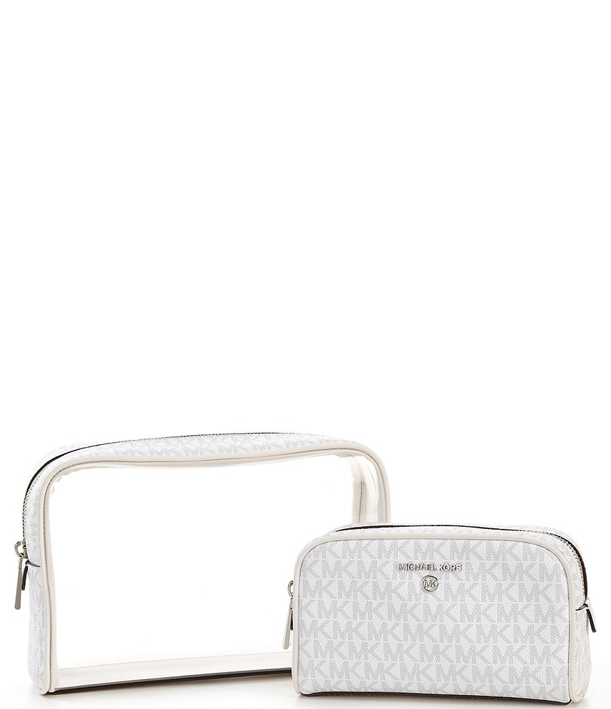 Michael Kors Jet Set Charm Signature Large 2in1 Travel Zip Pouch