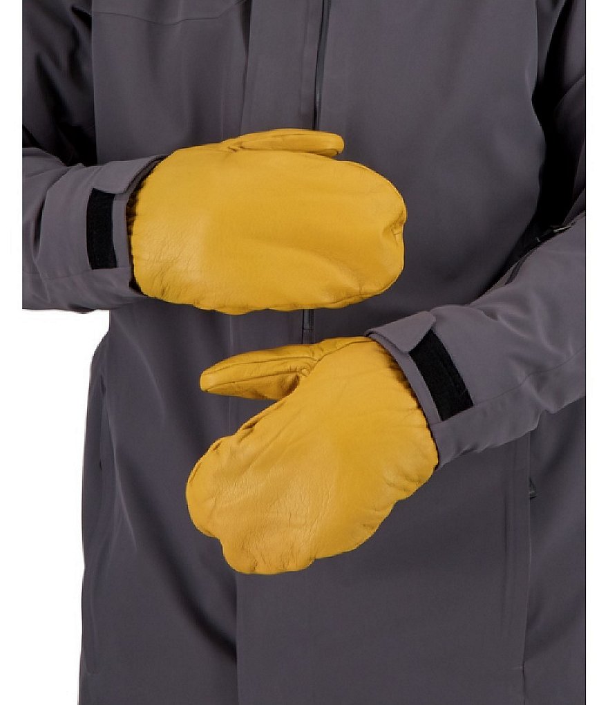 Obermeyer Glo Leather Snow Ski Mittens