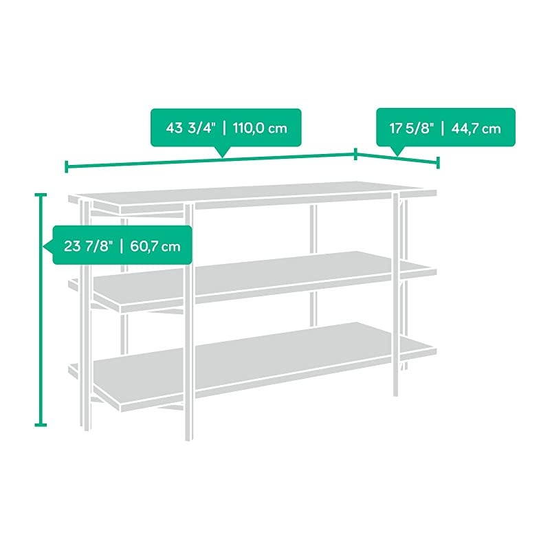 North Avenue Console For TVs up to 42quot Charter Oak finish