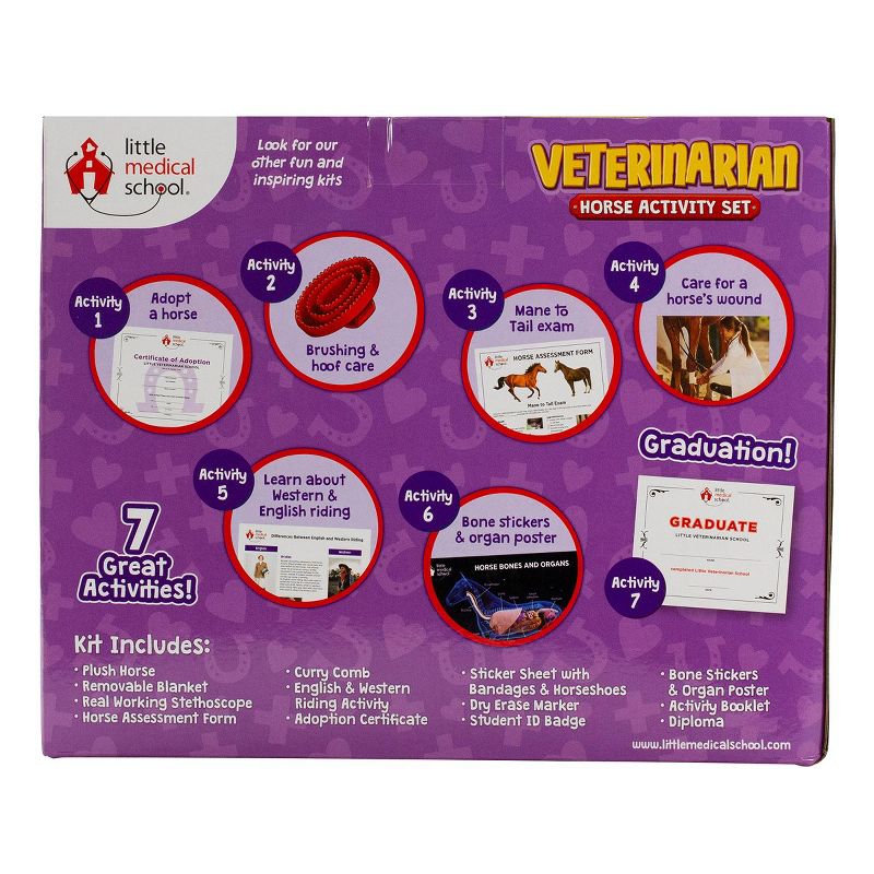 Little Medical School Veterinarian Horse Activity Set - 7 Great Activities