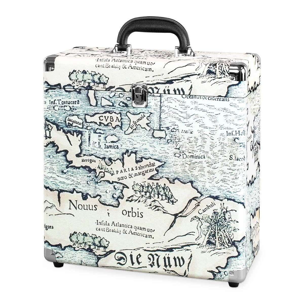 Victrola - Storage Case for Vinyl Turntable Records - Map