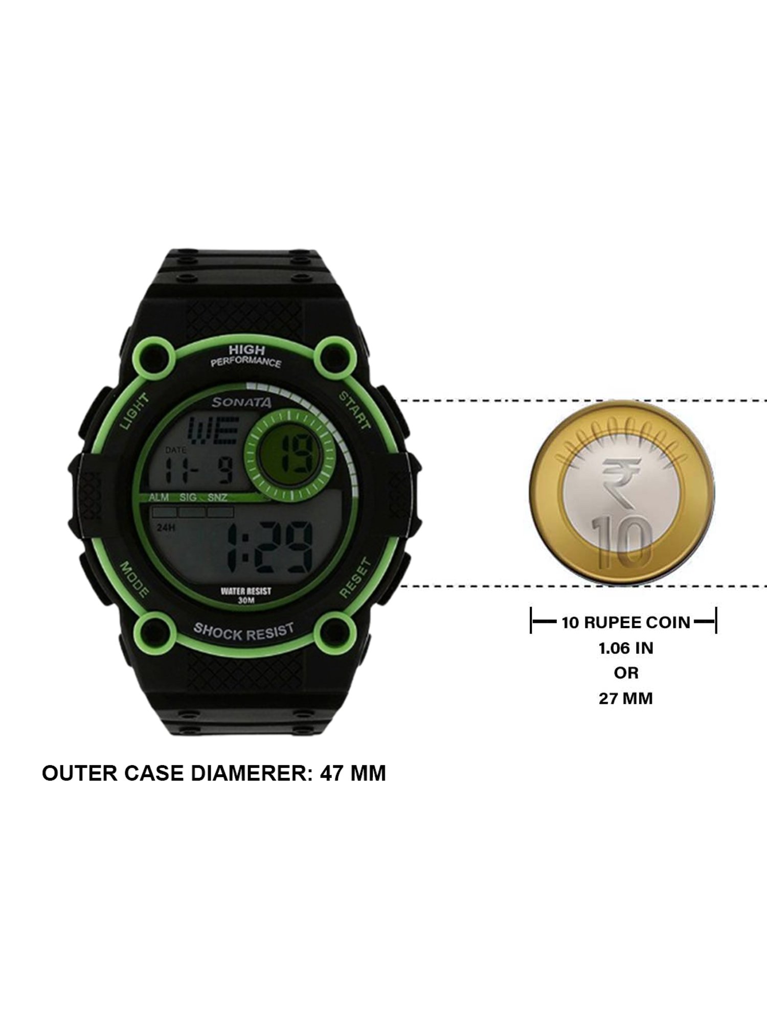 Sonata NP77004PP01 SF Digital Watch for Men