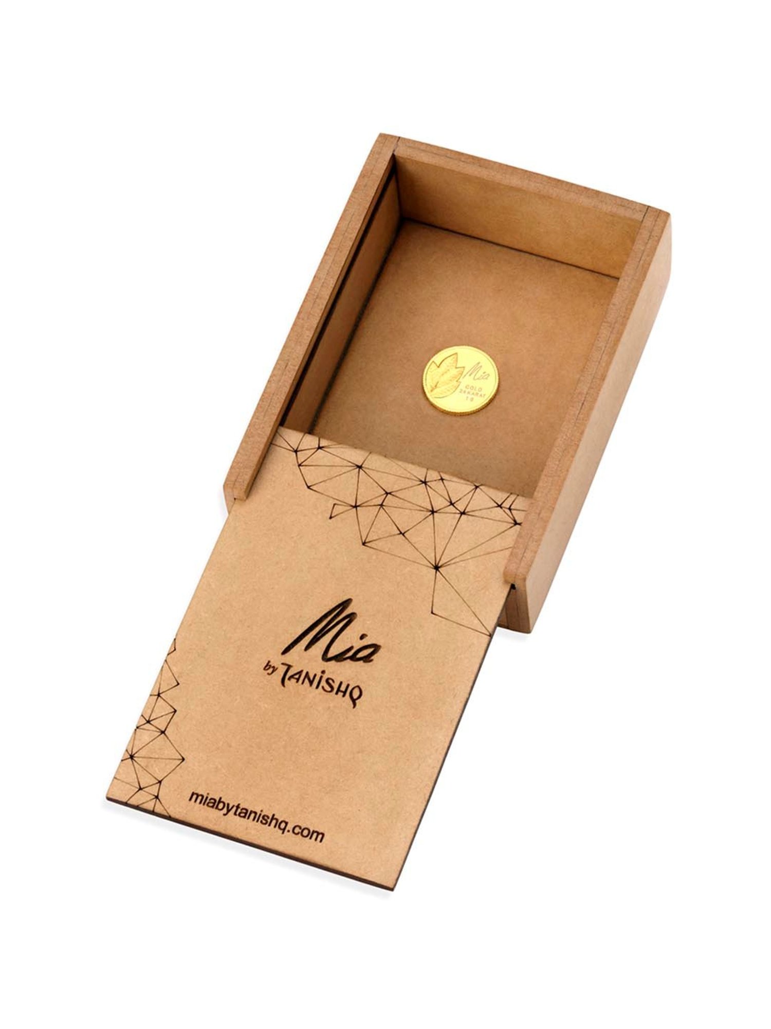 Mia by Tanishq Mango Leaf 24k (999) 1gm Gold Coin