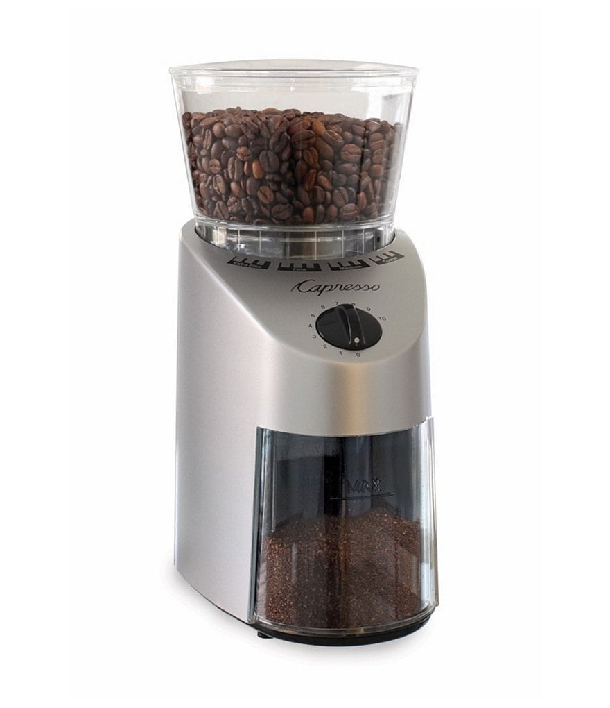 Capresso Infinity Colonical Burr Stainless Finish Grinder